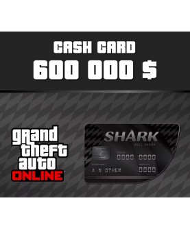 Grand Theft Auto Online - $600,000 Bull Shark Cash Card PC Activation Code Rockstar Games Key GLOBAL